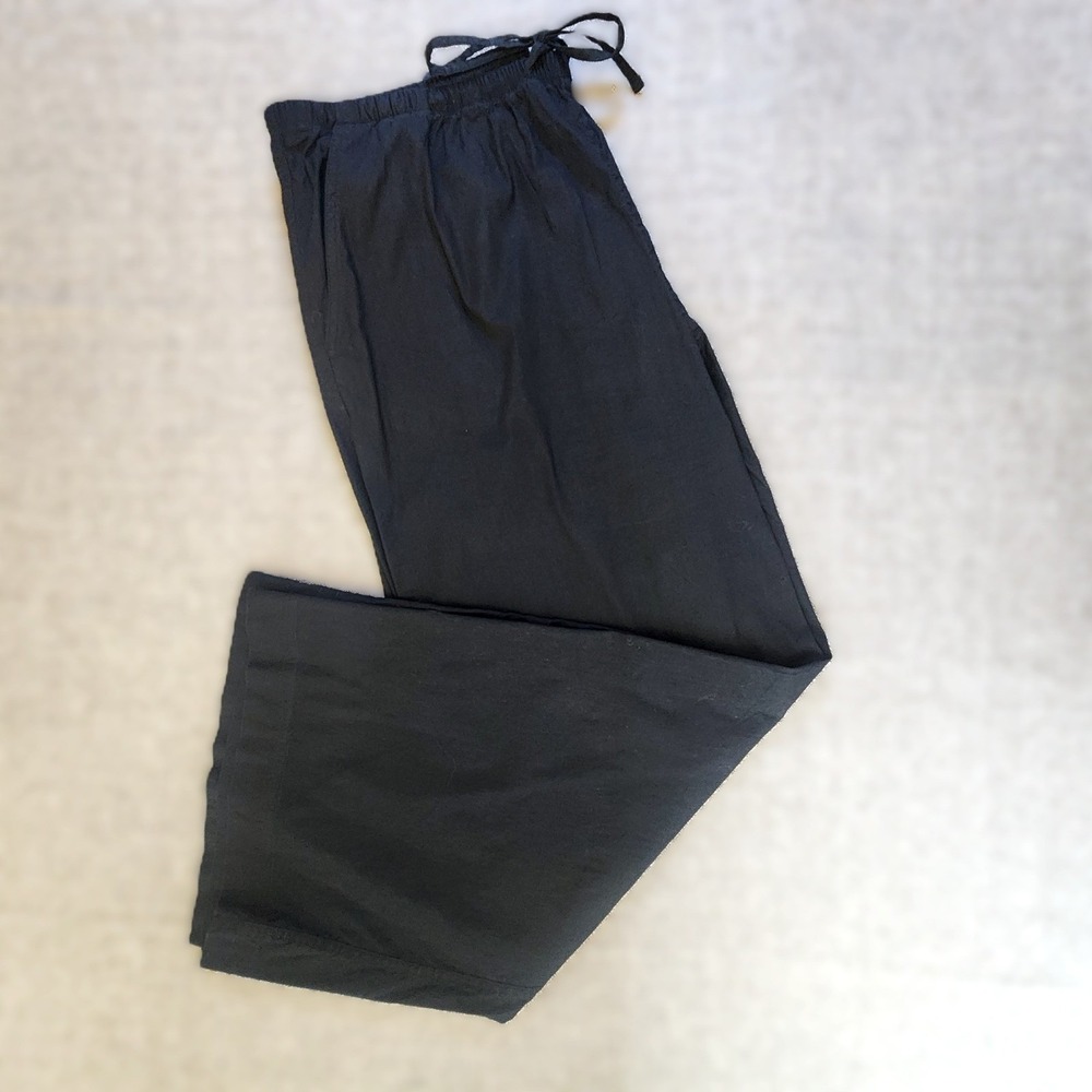 Paradise Mid Rise Wide Leg Pant Black Size XL